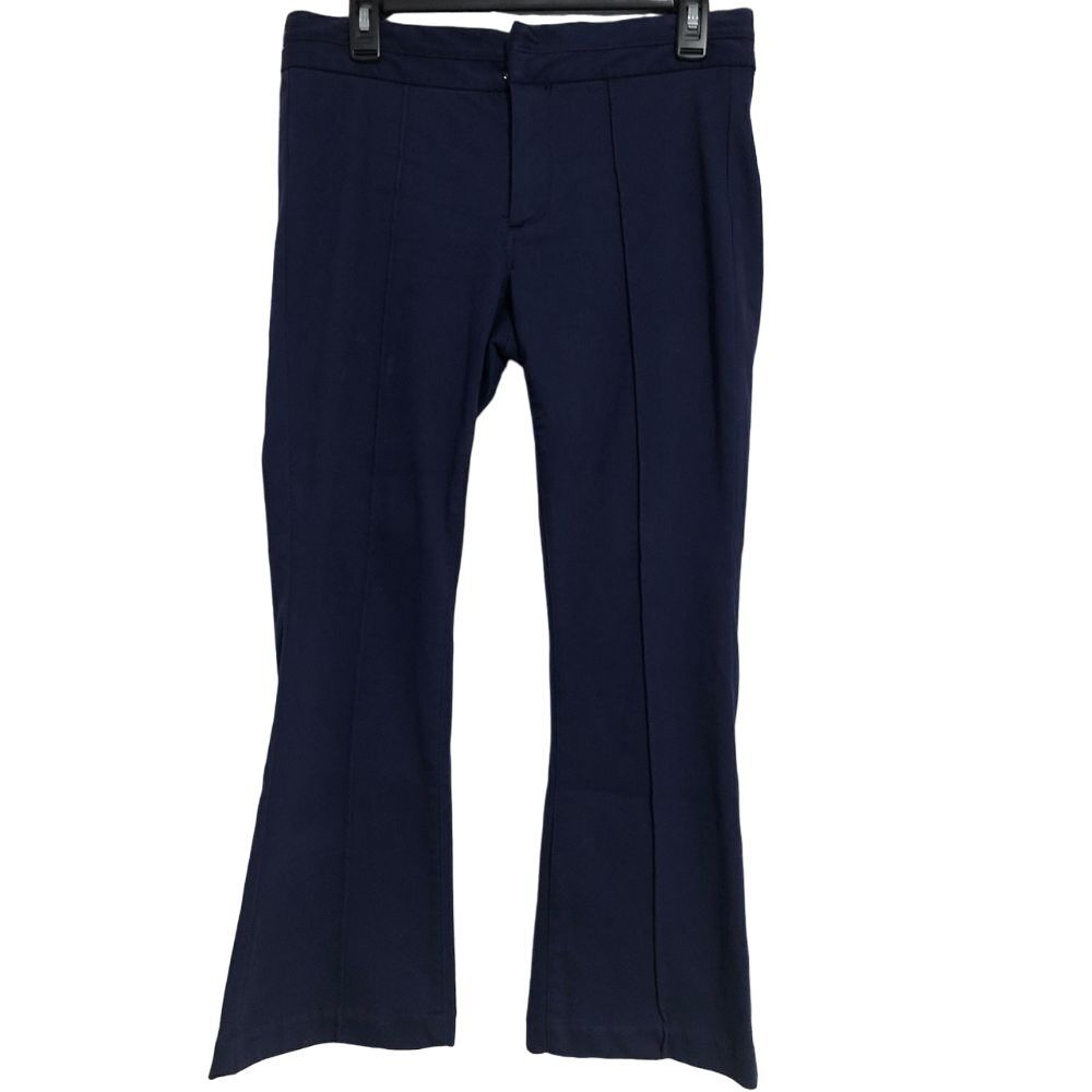 Pistola Lindsay crop kick‎ flare Navy pants Women's size 28 waist measures 31"